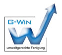 Logo G-Win umweltgerechte Produktion Fertigung